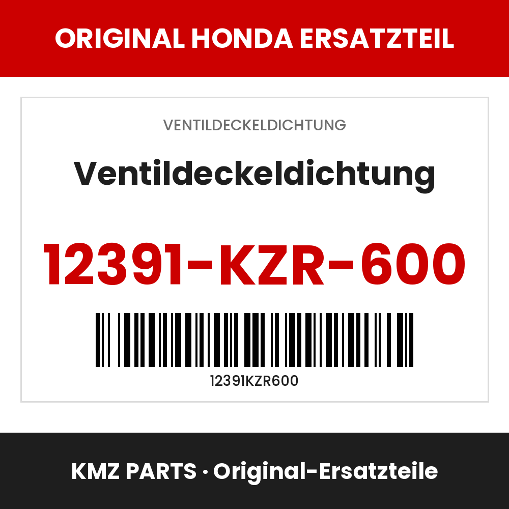 Honda Original Ventildeckeldichtung 12391-KZR-600