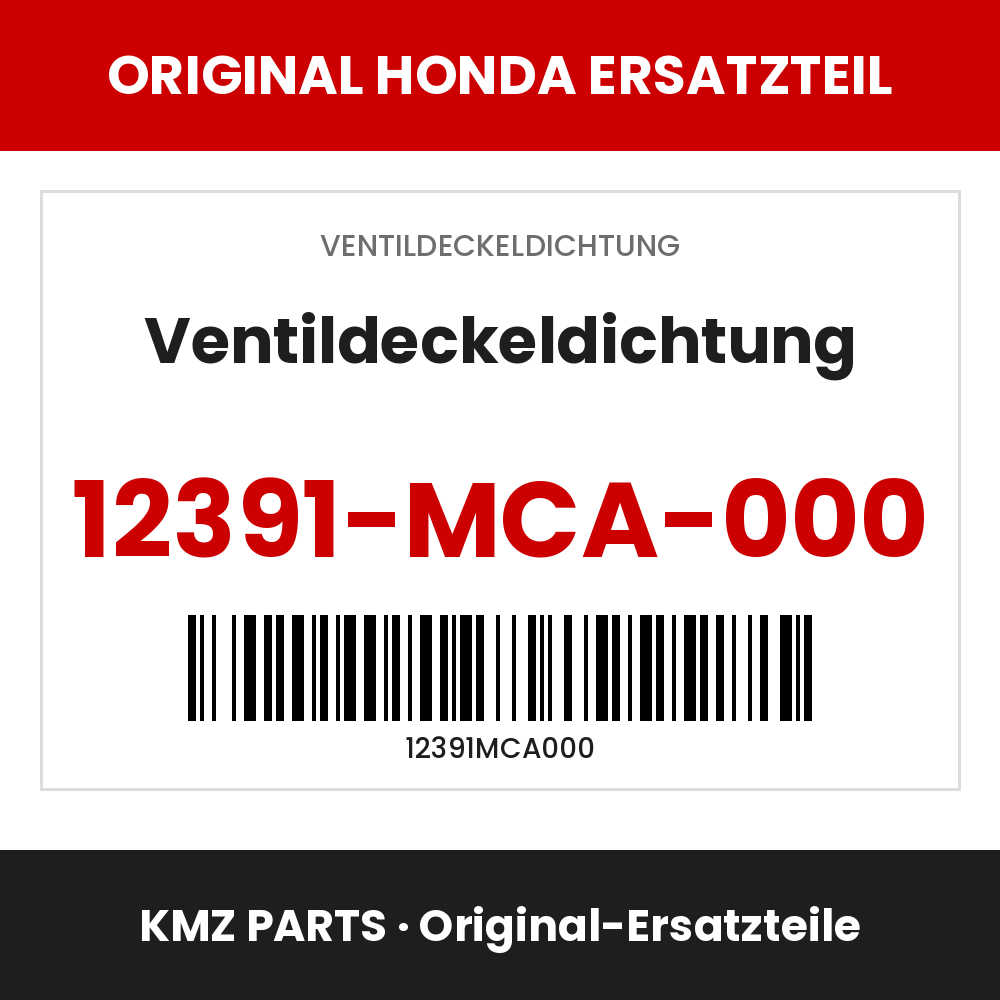 Honda Original Ventildeckeldichtung 12391-MCA-000