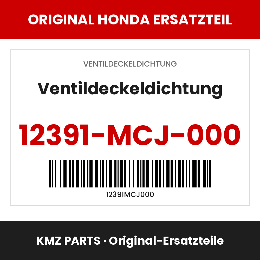 Honda Original Ventildeckeldichtung 12391-MCJ-000