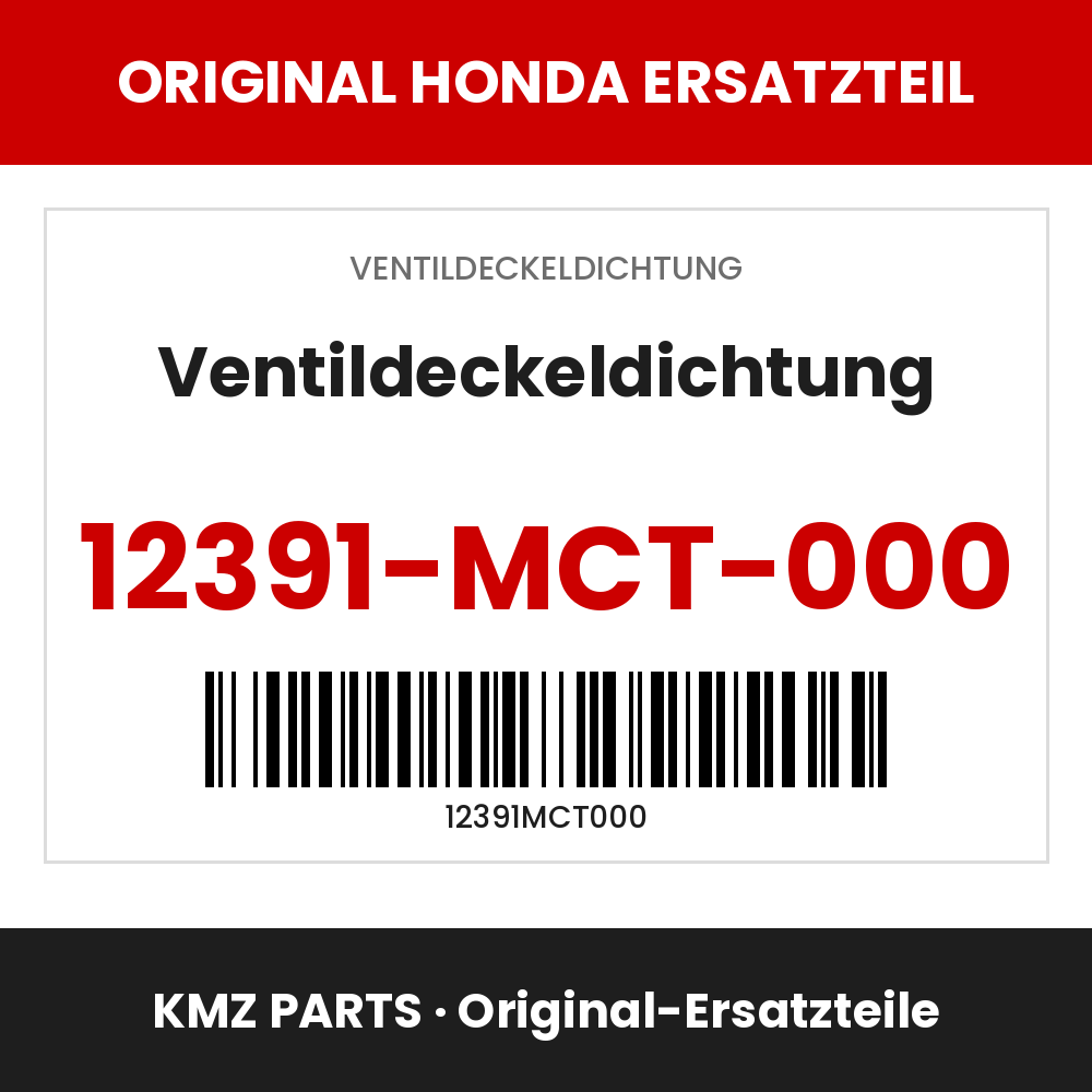 Honda Original Ventildeckeldichtung 12391-MCT-000