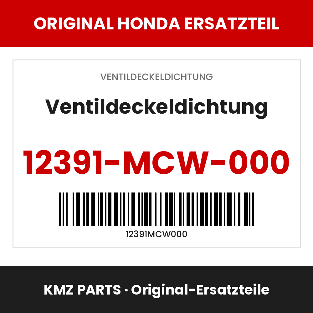 Honda Original Ventildeckeldichtung 12391-MCW-000