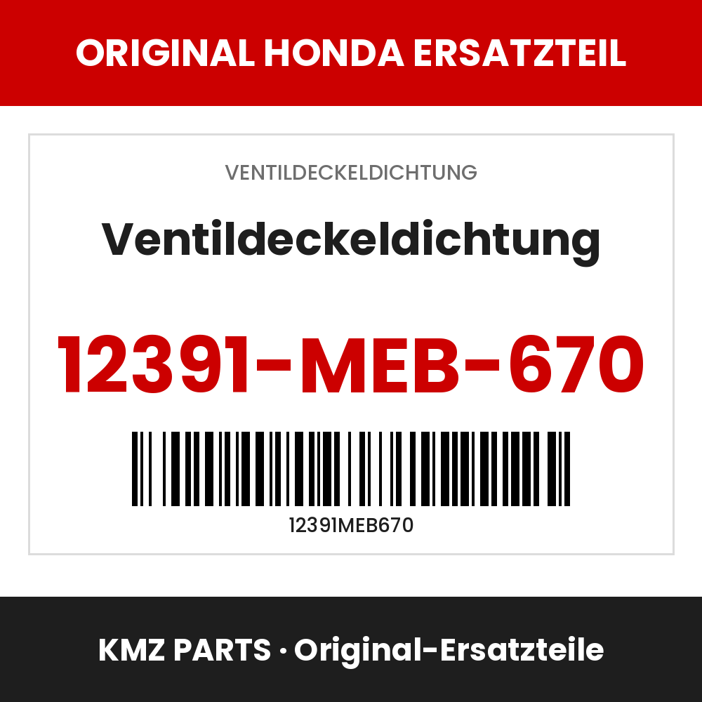Honda Original Ventildeckeldichtung 12391-MEB-670