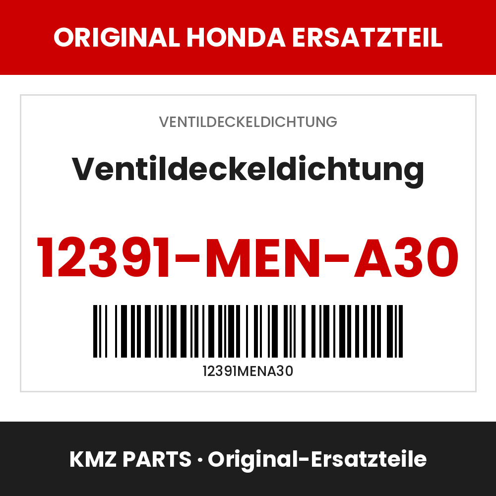 Honda Original Ventildeckeldichtung 12391-MEN-A30