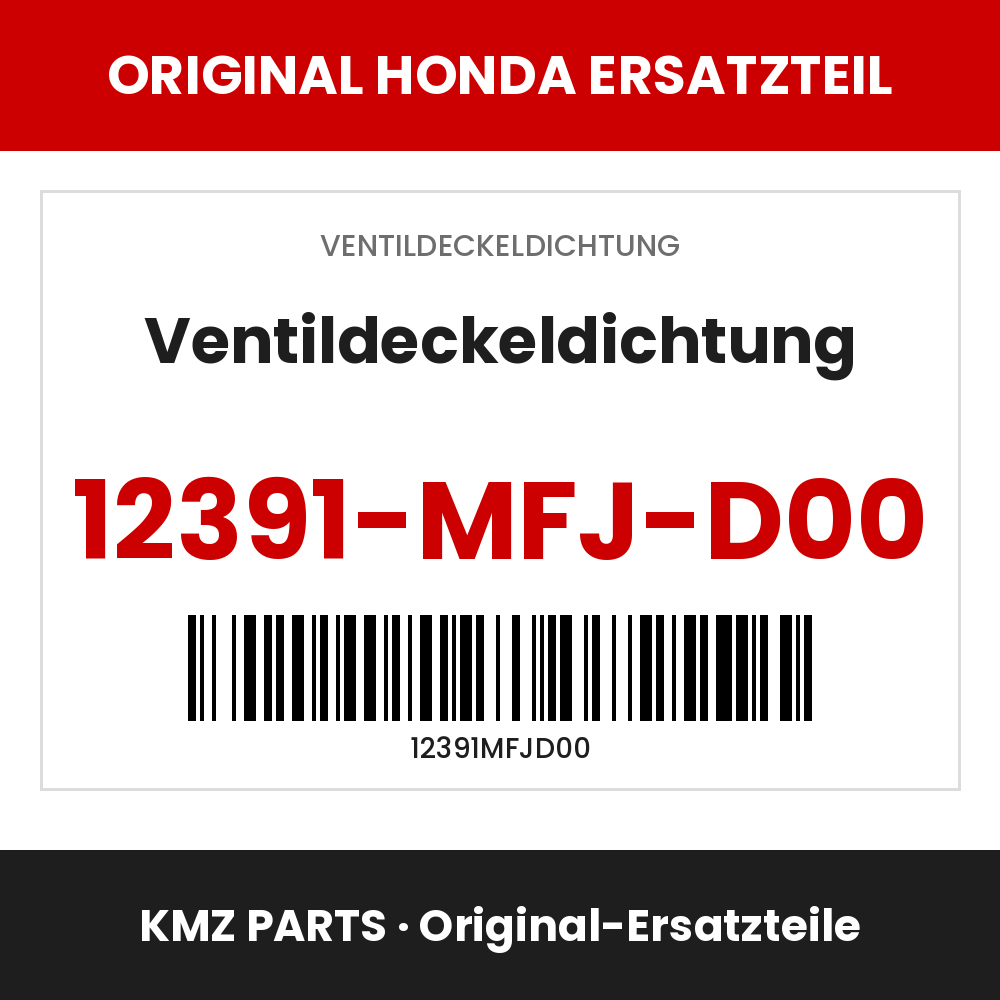 Honda Original Ventildeckeldichtung 12391-MFJ-D00