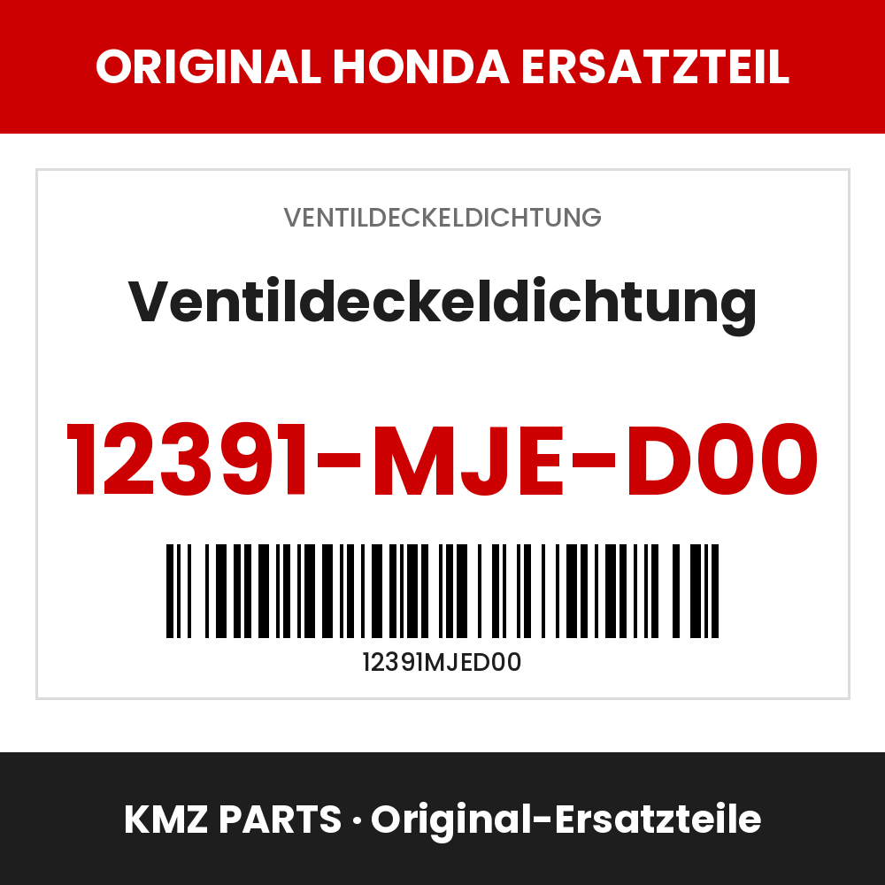 Honda Original Ventildeckeldichtung 12391-MJE-D00