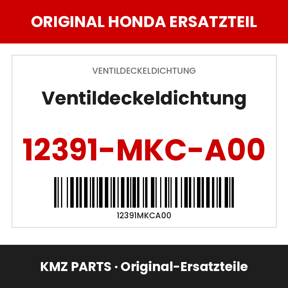 Honda Original Ventildeckeldichtung 12391-MKC-A00