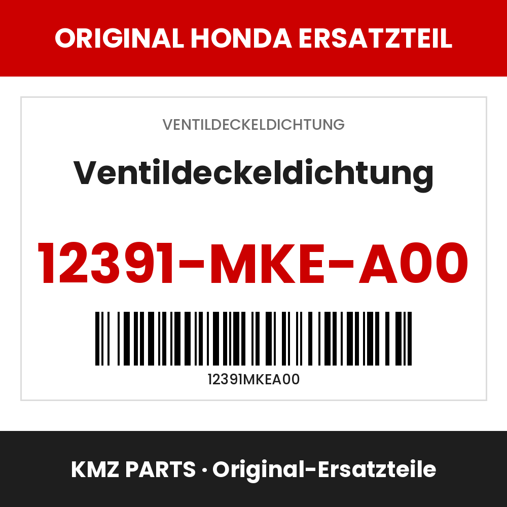 Honda Original Ventildeckeldichtung 12391-MKE-A00