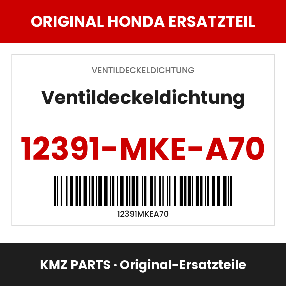 Honda Original Ventildeckeldichtung 12391-MKE-A70