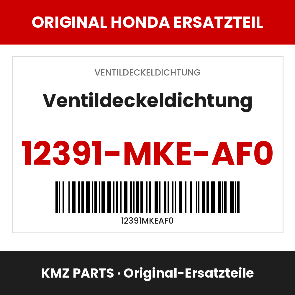 Honda Original Ventildeckeldichtung 12391-MKE-AF0