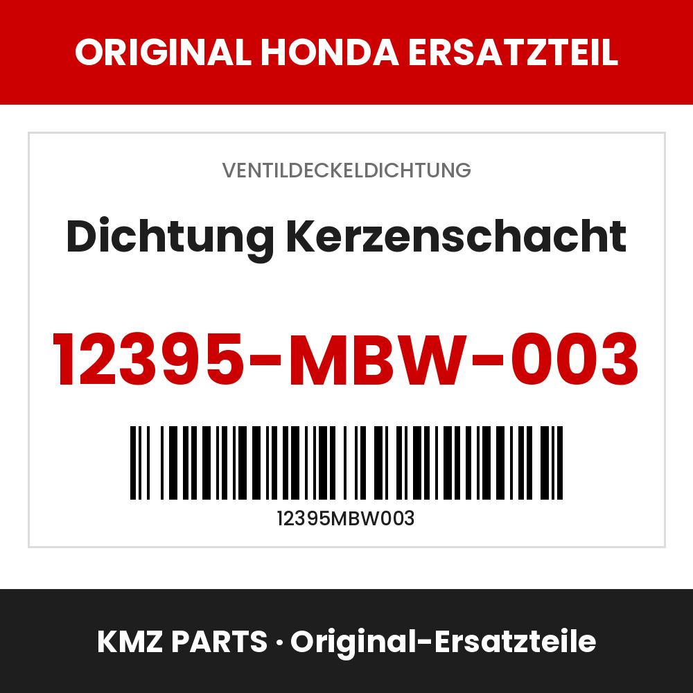 Honda Original Dichtung Kerzenschacht 12395-MBW-003