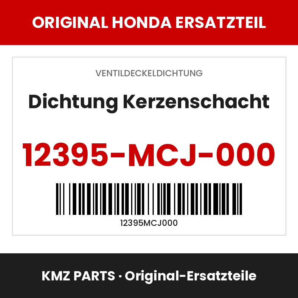 Honda Original Dichtung Kerzenschacht 12395-MCJ-000