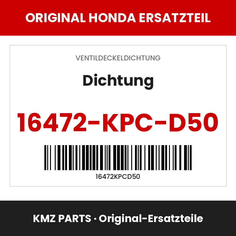 Honda Original Dichtung 16472-KPC-D50