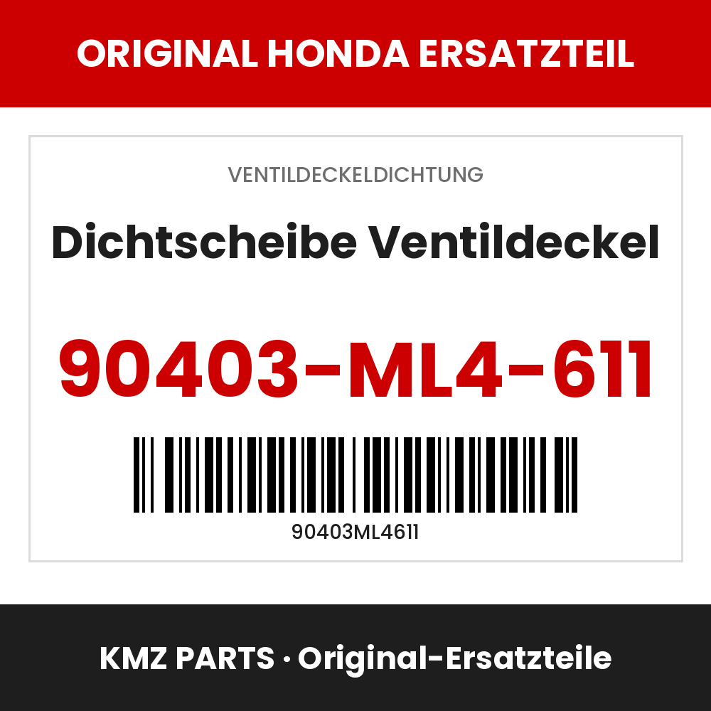 Honda Original Dichtscheibe Ventildeckel 90403-ML4-611