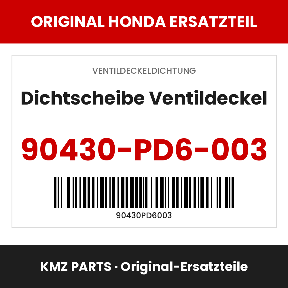 Honda Original Dichtscheibe Ventildeckel 90430-PD6-003