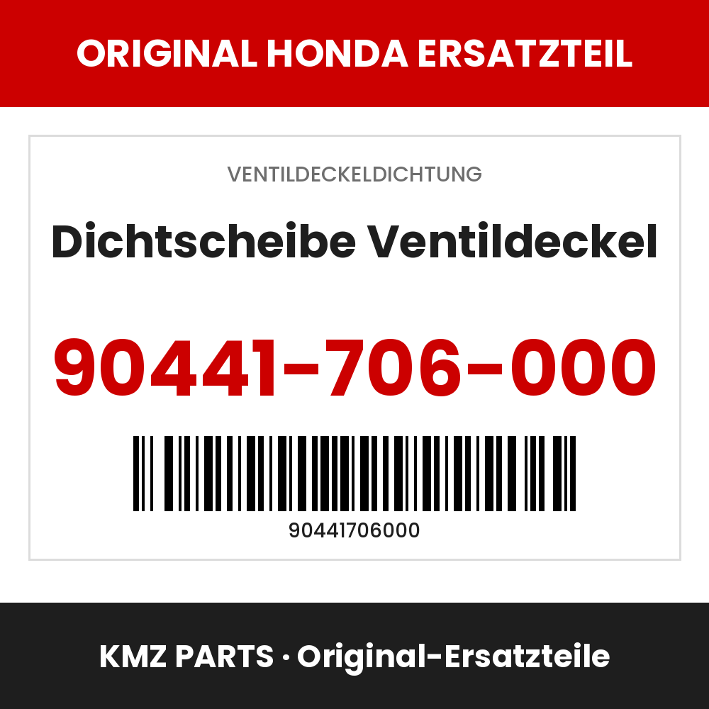 Honda Original Dichtscheibe Ventildeckel 90441-706-000