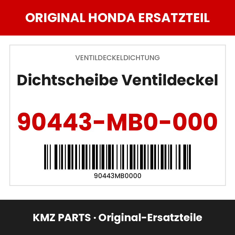 Honda Original Dichtscheibe Ventildeckel 90443-MB0-000