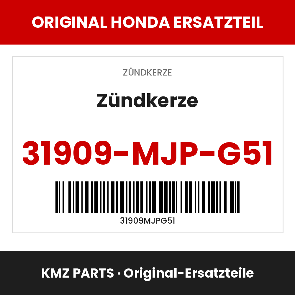 Honda Original Zündkerze 31909-MJP-G51
