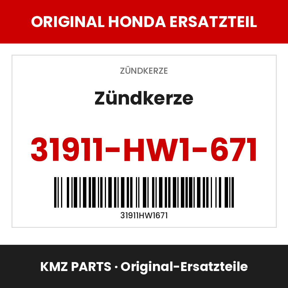Honda Original Zündkerze 31911-HW1-671