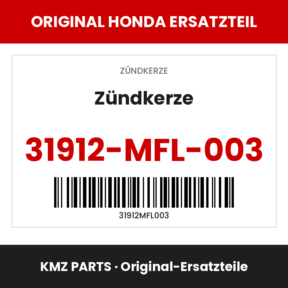 Honda Original Zündkerze 31912-MFL-003