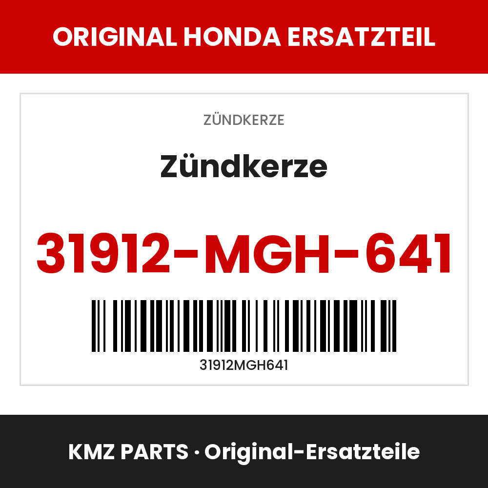 Honda Original Zündkerze 31912-MGH-641