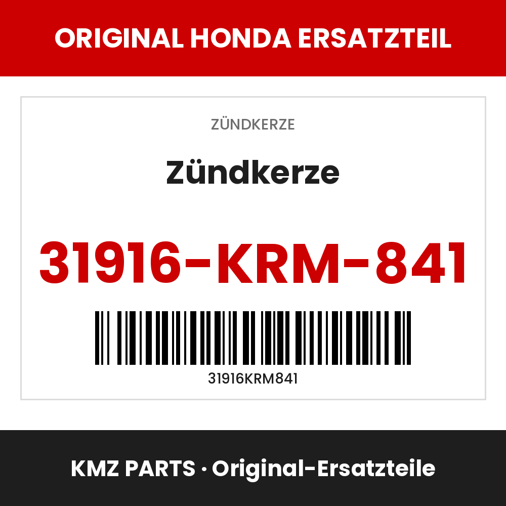 Honda Original Zündkerze 31916-KRM-841