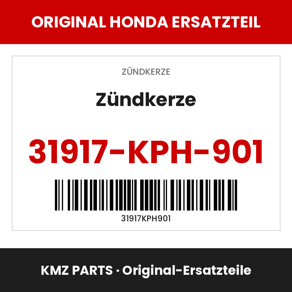 Honda Original Zündkerze 31917-KPH-901