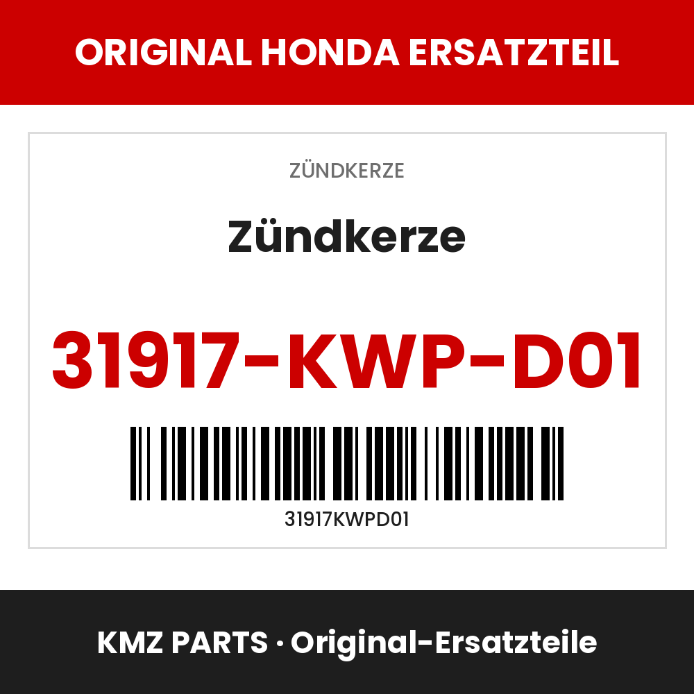Honda Original Zündkerze 31917-KWP-D01