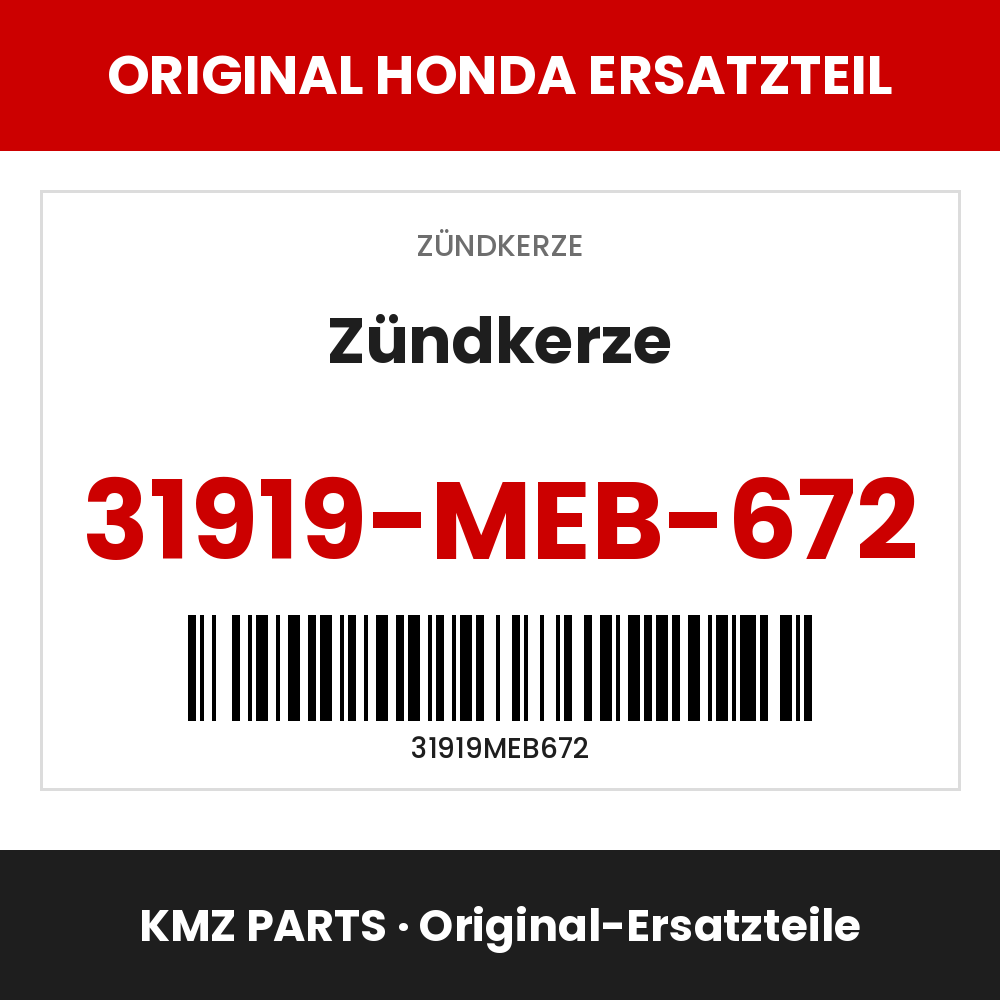 Honda Original Zündkerze 31919-MEB-672