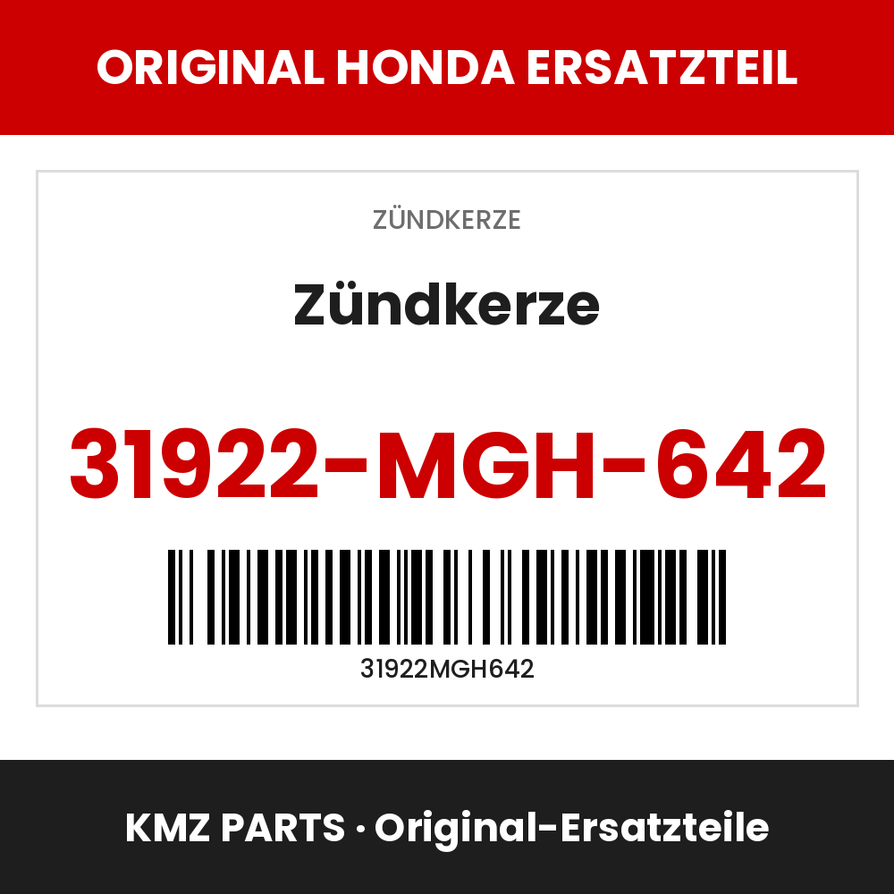 Honda Original Zündkerze 31922-MGH-642