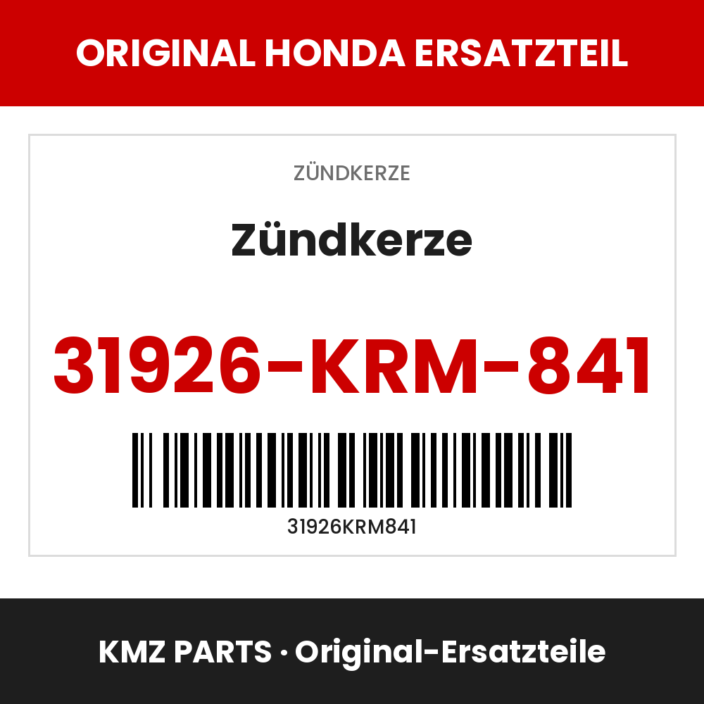 Honda Original Zündkerze 31926-KRM-841
