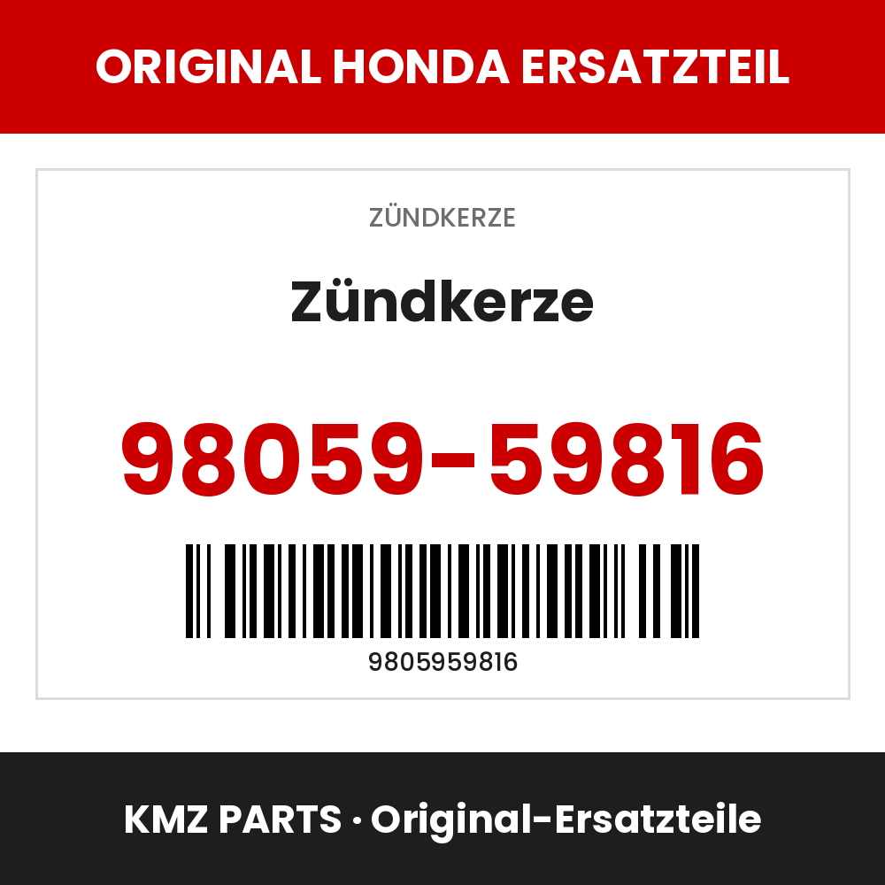Honda Original Zündkerze 98059-59816