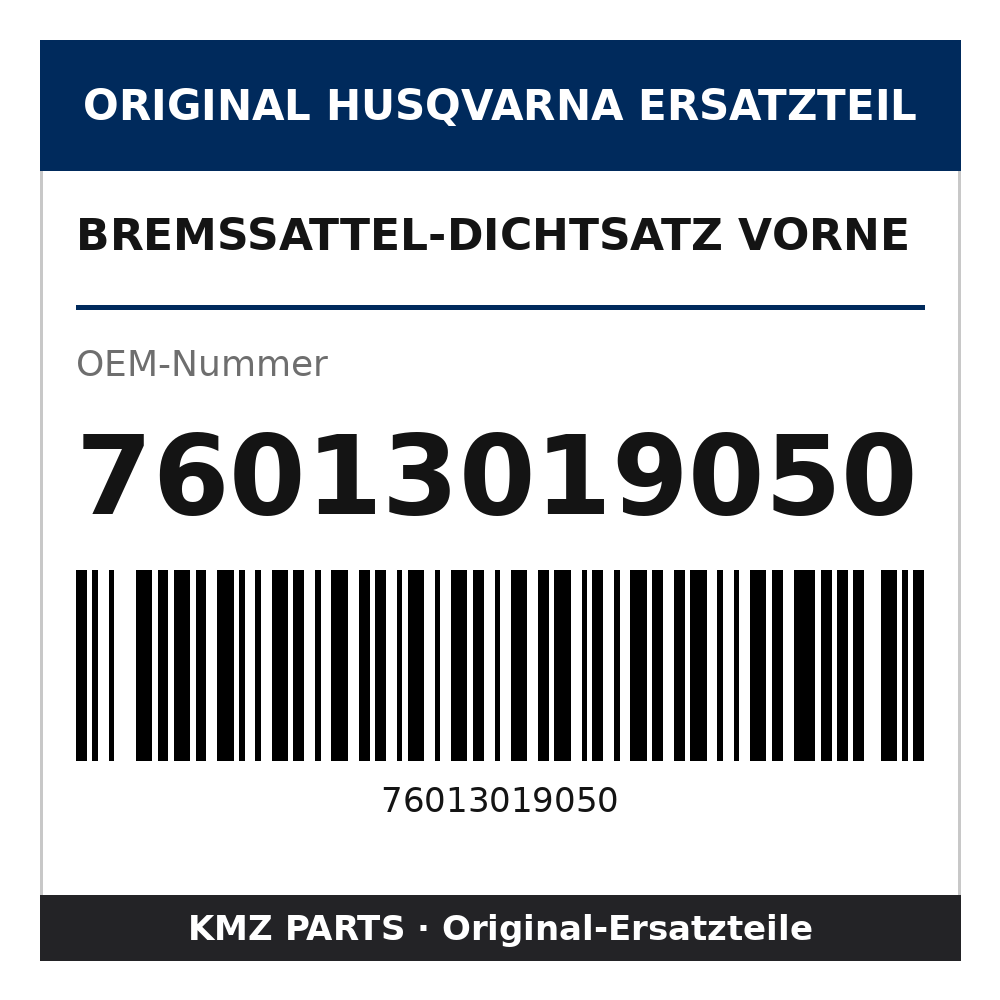 Husqvarna Original Bremssattel-Dichtsatz vorne 76013019050