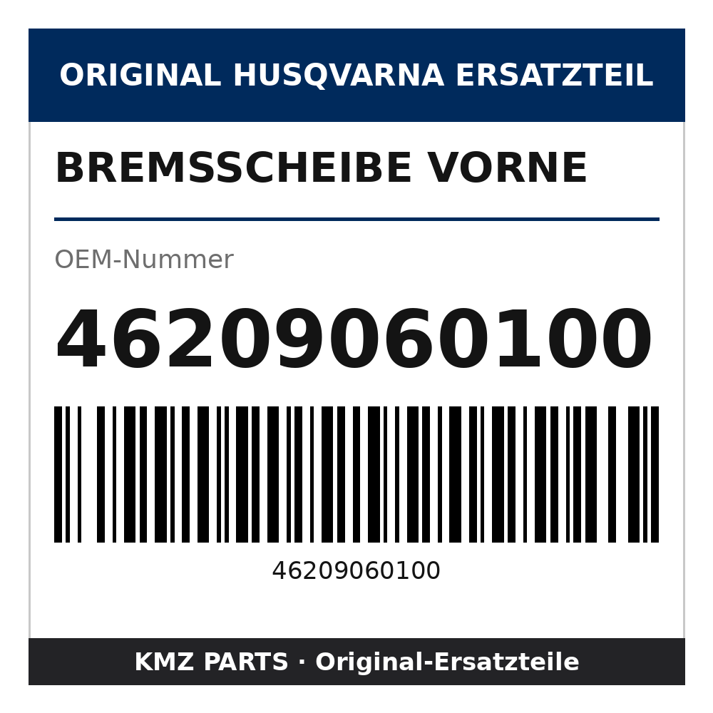 Husqvarna Original Bremsscheibe vorne 46209060100
