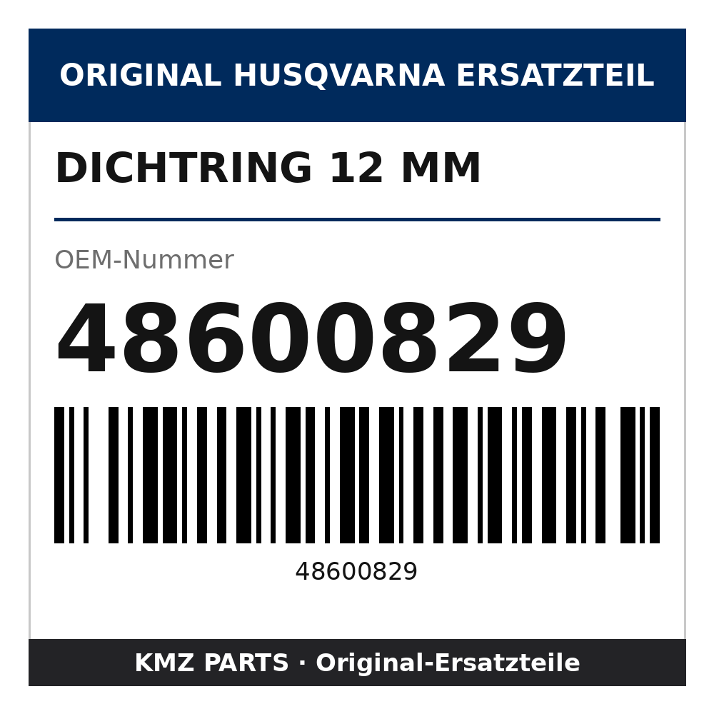 Husqvarna Original Dichtring 12 mm 48600829