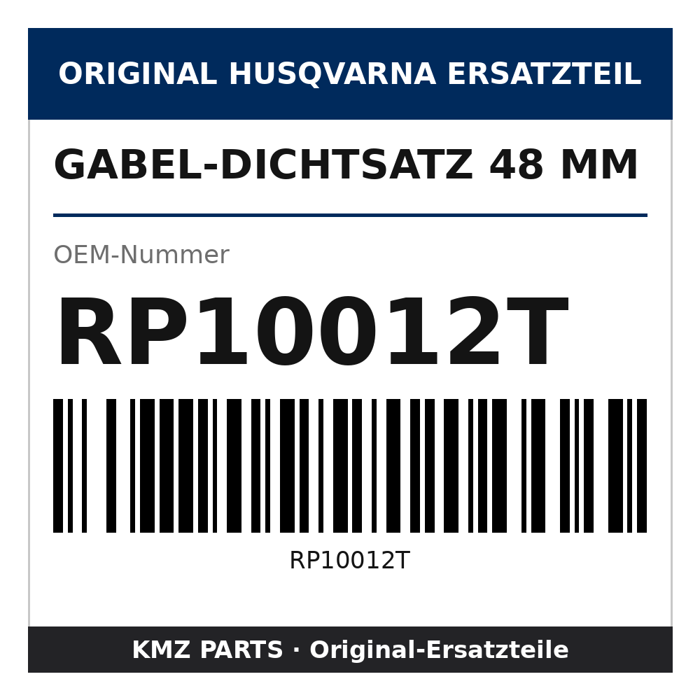 Husqvarna Original Gabel-Dichtsatz 48 mm RP10012T