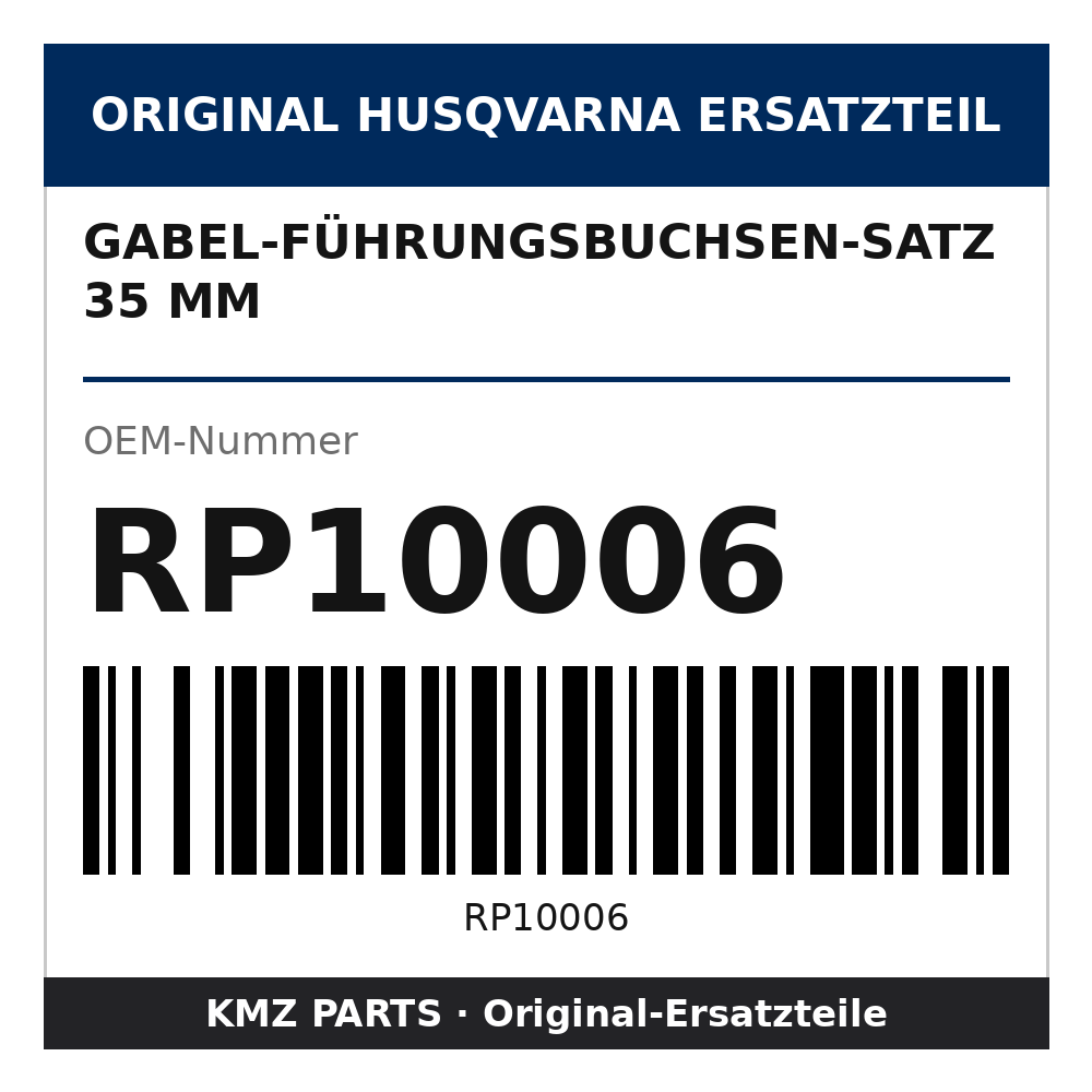 Husqvarna Original Gabel-Führungsbuchsen-Satz 35 mm RP10006