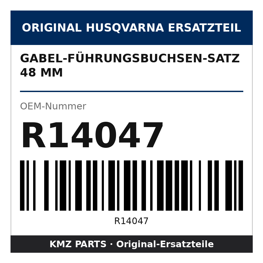 Husqvarna Original Gabel-Führungsbuchsen-Satz 48 mm R14047