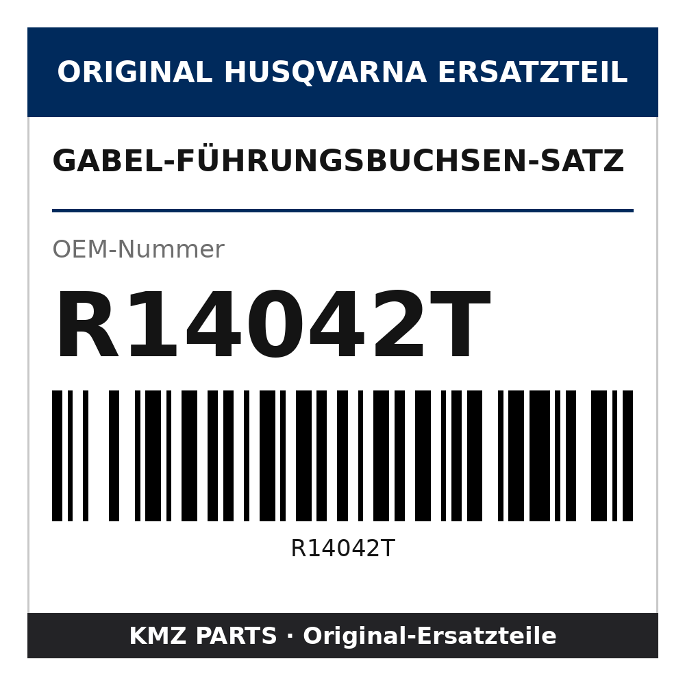 Husqvarna Original Gabel-Führungsbuchsen-Satz R14042T