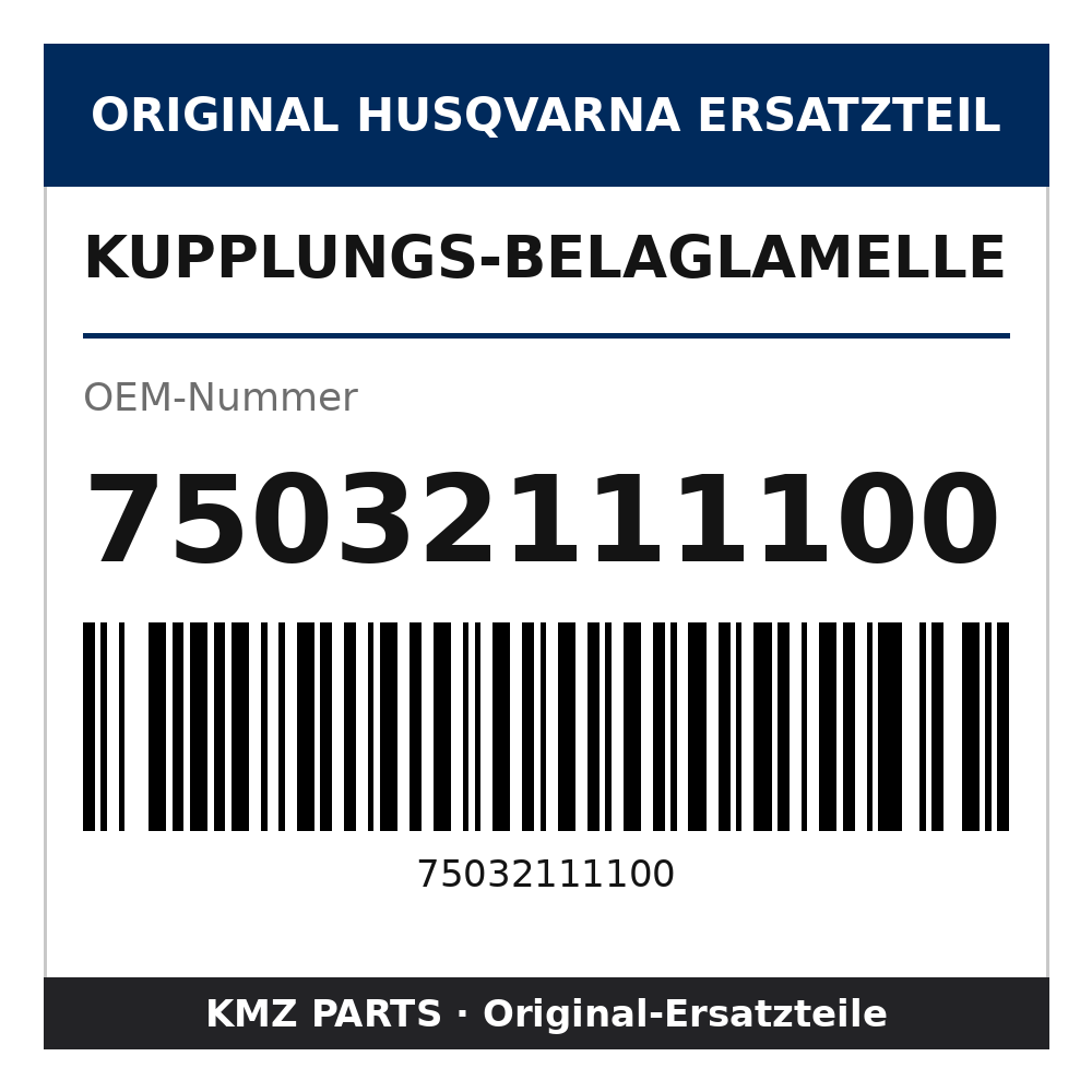 Husqvarna Original Kupplungs-Belaglamelle 75032111100