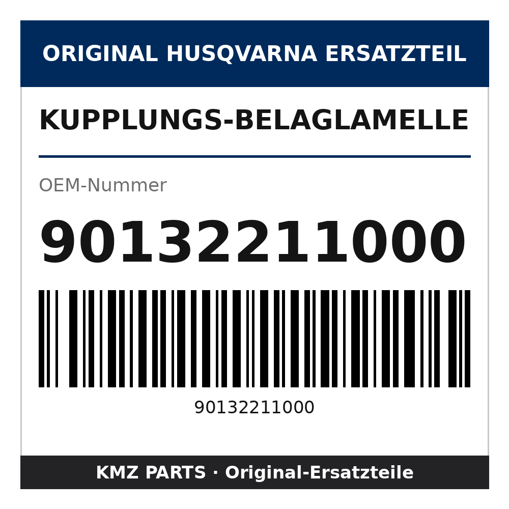 Husqvarna Original Kupplungs-Belaglamelle 90132211000