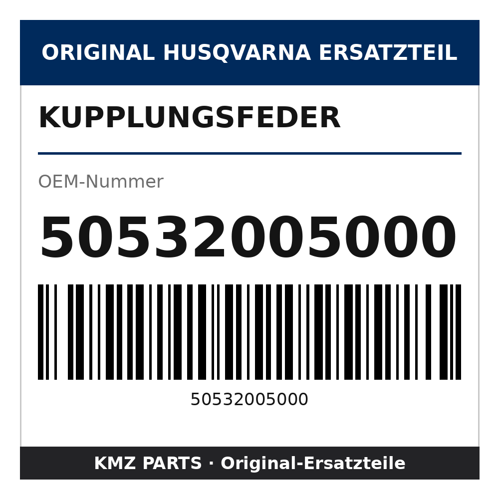 Husqvarna Original Kupplungsfeder 50532005000