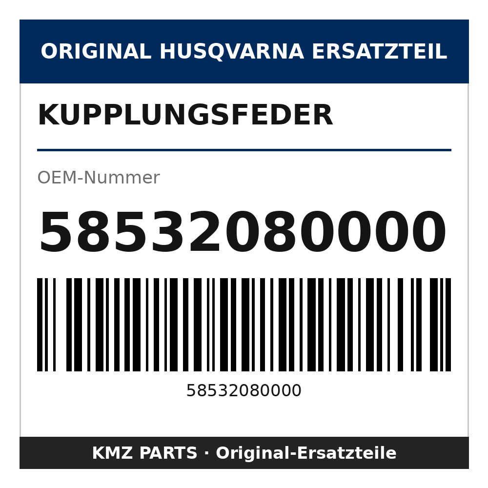 Husqvarna Original Kupplungsfeder 58532080000