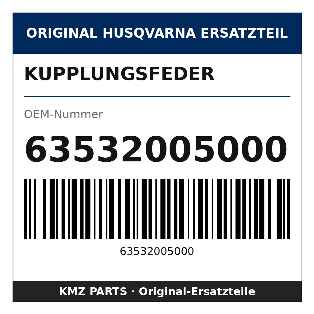 Husqvarna Original Kupplungsfeder 63532005000