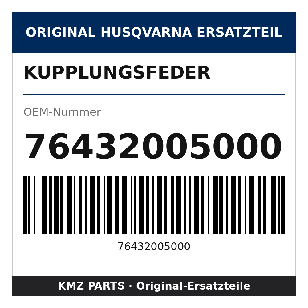 Husqvarna Original Kupplungsfeder 76432005000