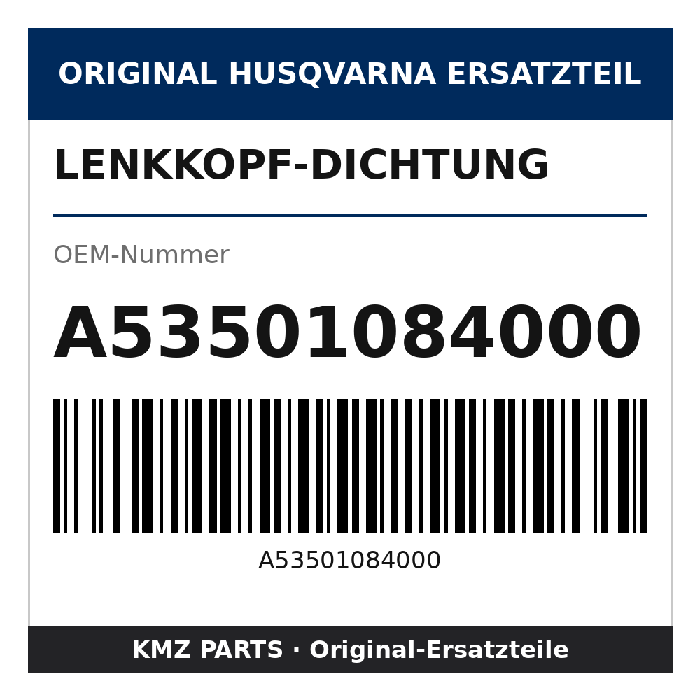 Husqvarna Original Lenkkopf-Dichtung A53501084000