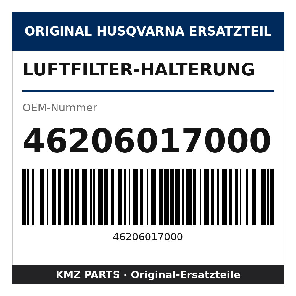 Husqvarna Original Luftfilter-Halterung 46206017000
