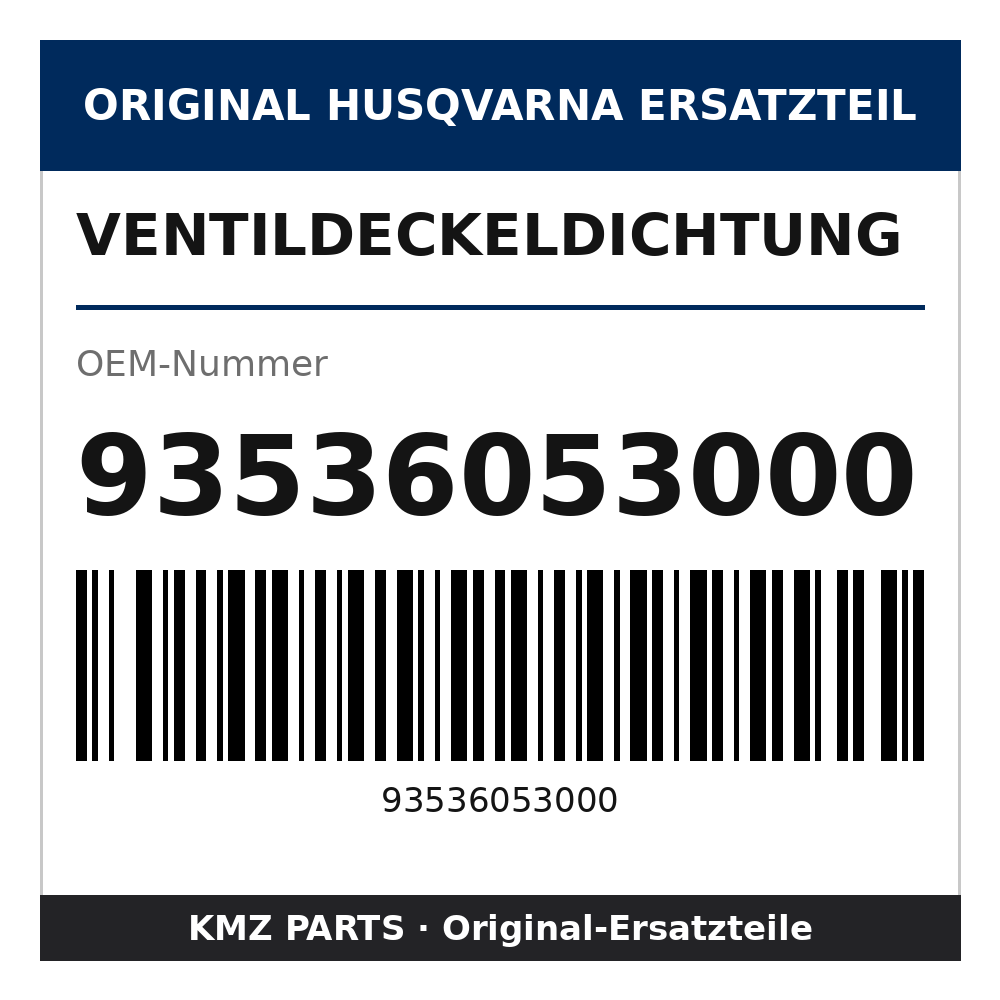 Husqvarna Original Ventildeckeldichtung 93536053000