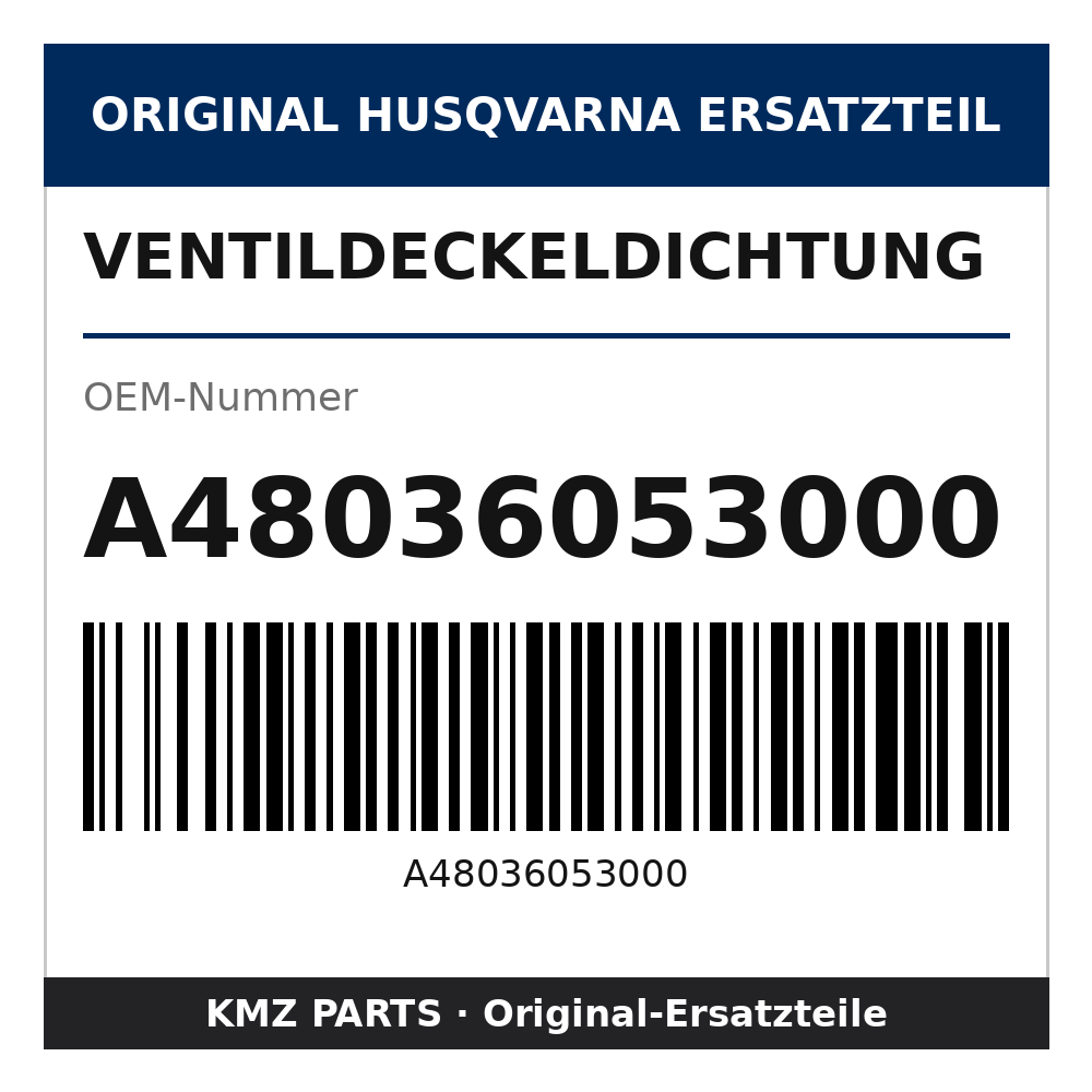 Husqvarna Original Ventildeckeldichtung A48036053000