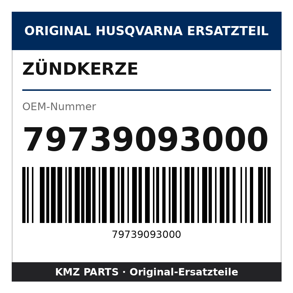 Husqvarna Original Zündkerze 79739093000