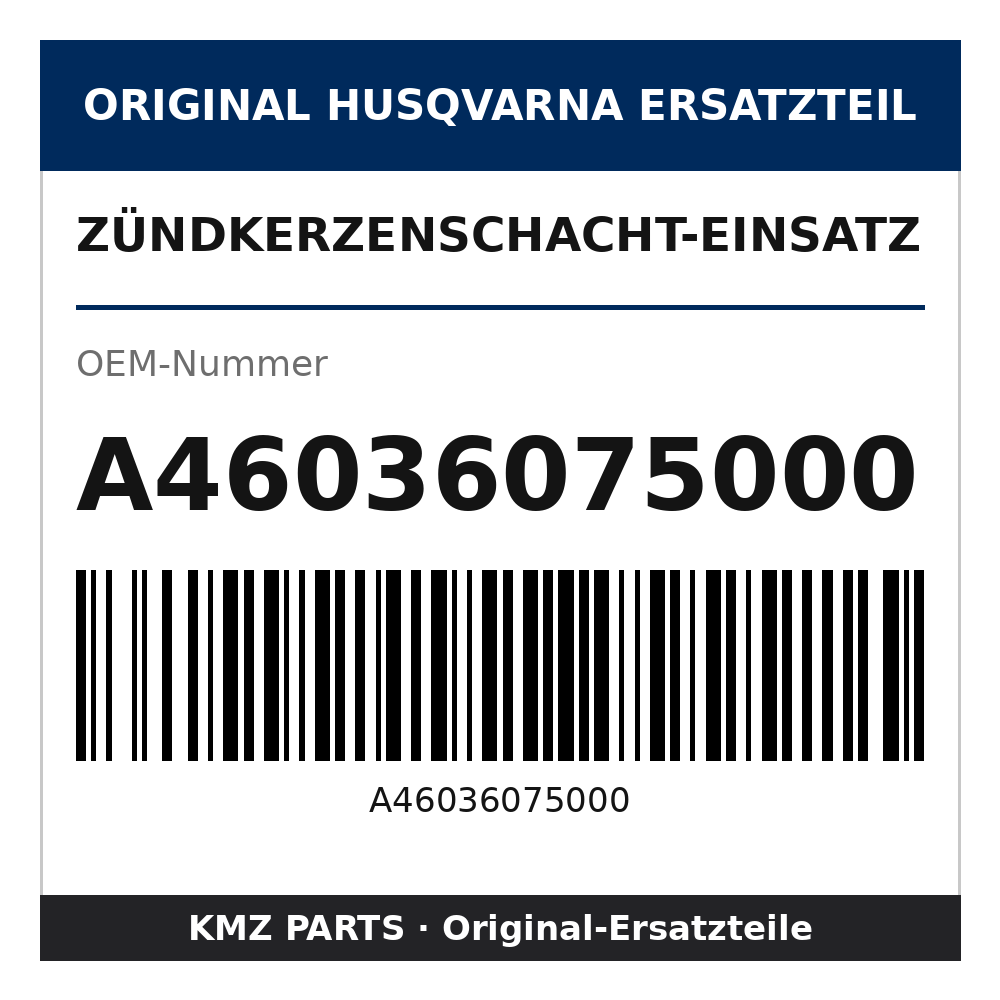 Husqvarna Original Zündkerzenschacht-Einsatz A46036075000